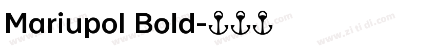 Mariupol Bold字体转换